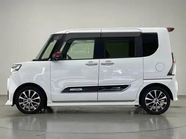 ダイハツ タント カスタム RS 愛知県 2022(令4)年 1.7万km シャイニングホワイトパール 純正１０型ナビ　全方位カメラ　シートヒーター　両側パワスラ　ＢＳＭ　電動パーキング　ロッソモデロマフラー　社外ツーイーター　ＥＴＣ２．０　衝突軽減　追従クルコン　コーナーセンサー　アナザースタイルＰＫＧ　禁煙
