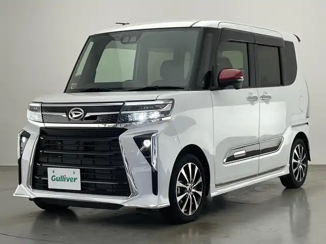 ダイハツ タント カスタム RS 愛知県 2022(令4)年 1.7万km シャイニングホワイトパール 純正１０型ナビ　全方位カメラ　シートヒーター　両側パワスラ　ＢＳＭ　電動パーキング　ロッソモデロマフラー　社外ツーイーター　ＥＴＣ２．０　衝突軽減　追従クルコン　コーナーセンサー　アナザースタイルＰＫＧ　禁煙