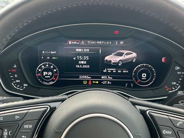 アウディ Ａ５ SB 45TFSIクワトロ スポーツ 岐阜県 2018(平30)年 2.3万km 黒 純正ディスプレイオーディオ　/ＥＴＣ２．０　/バックカメラ　/ドライブレコーダー　/衝突軽減システム　/盗難防止装置　/レーンキープアシスト　/横滑り防止装置　/前後コーナーセンサー　/シートヒーター　/レザーシート/パワーシート/ＬＥＤヘッドライト/オートライト/プッシュスタート/スマートキー/純正18インチアルミホイール/純正フロアマット