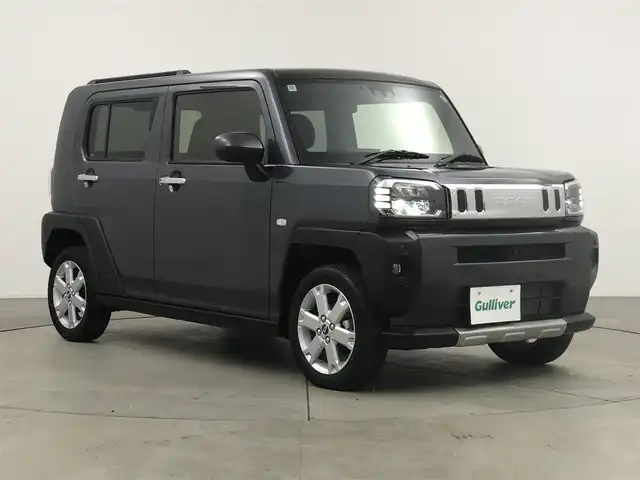 ダイハツ タフト G クロムベンチャー 愛知県 2024(令6)年 0.3万km クロムグレーメタリック ９インチディスプレイオーディオ　/（Aｐｐｌｅ　CａｒPｌａｙ／Aｎｄｒｏｉｄ　Aｕｔｏ）/アラウンドビューモニター　/ガラスルーフ　/シートヒーター　/ＨＤＭＩ／ＵＳＢ　/ＥＴＣ　/電子パーキング　/オートホールド　/ルーフレール　/ＬＥＤライト　/スマートキー　/フロアマット