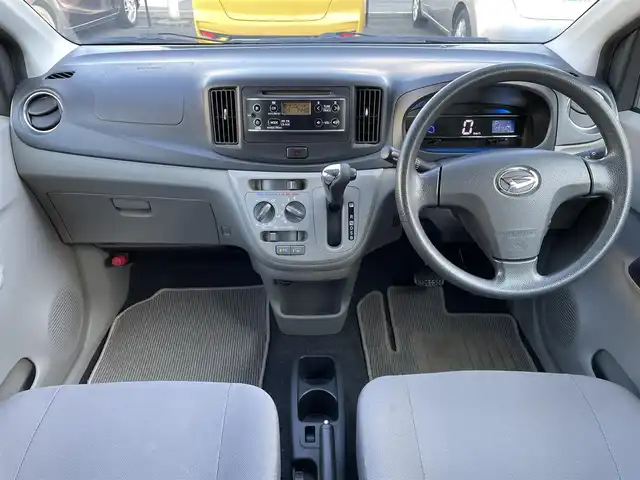 ダイハツ ミラ イース Xf 道央・札幌 2015(平27)年 13万km ブラックマイカメタリック 登録時走行距離129756ｋｍ/　４　Ｗ　Ｄ　/純正オーディオ(CD/FM/AM)/アイドリングストップ/ドアバイザー/スペアキー×１/純正フロアマット/ABS/盗難防止装置/エンジンスターター/ヘッドライトレベライザー/電動格納ミラー/バニティミラー/積込夏タイヤ（社外AW/155/65/R14/15年製/溝3ｍｍ）