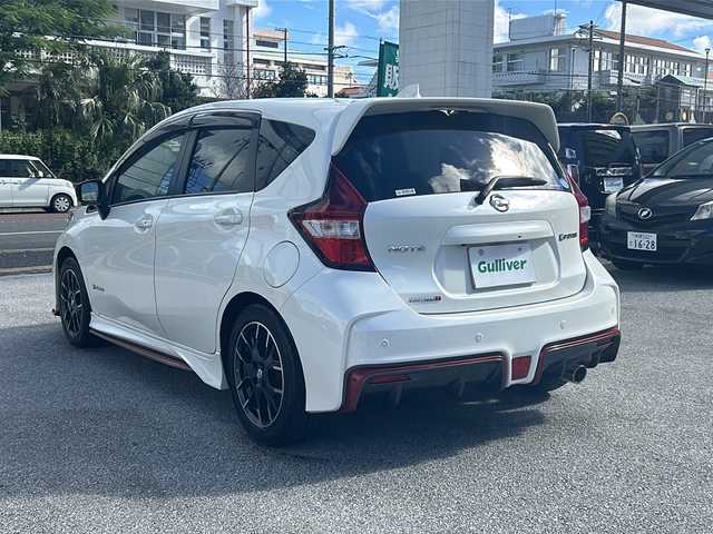 日産 ノート e－パワー ニスモ 沖縄県 2019(平31)年 1.4万km ブリリアントホワイトパール 純正ナビ / (AM/FM/CD/DVD/BT/TV) /バックモニター/ドラレコ /衝突被害軽減システム /ETC /レーンキープアシスト /純正16インチアルミホイール /横滑り防止機能 /LEDヘッドライト