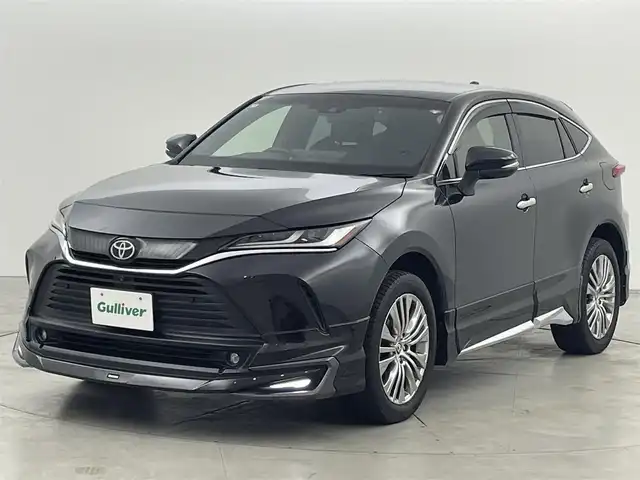 トヨタ ハリアー Z レザーパッケージ 福岡県 2020(令2)年 2.1万km プレシャスブラックパール モデリスタエアロ　/純正１２．３型ＤＡナビ/フルセグTV　/全方位カメラ　/ＪＢＬプレミアムサウンド　/ワイヤレス充電　/デジタルインナーミラー　/前後ドライブレコーダー　/ビルトインETC２．０　/トヨタセーフティセンス　/レーダークルーズコントロール　/コーナーセンサー　/衝突軽減ブレーキ　/レーンキープ　/アクセル踏み間違い防止　/ブラインドスポットモニター　/ヘッドアップディスプレイ　/シートベンチレーション／ヒーター　/ステアリングヒーター　/シートメモリー付きパワーシート　/パワーバックドア　/ＬＥＤヘッドライト