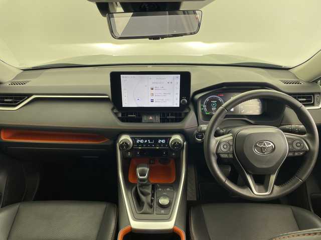トヨタ ＲＡＶ４ ハイブリッド アドベンチャー 愛知県 2022(令4)年 7.8万km アッシュグレーメタリック/アーバンカーキ ワンオーナー/純正10.5型ディスプレイオーディオ（ナビ機能付）/・フルセグテレビ/・Bluetooth/・ミラキャスト/レーダークルーズコントロール/レーントレーシングアシスト/プリクラッシュセーフティ/ブラインドスポットモニター/ロードサインアシスト/電動パーキングブレーキ/ブレーキホールド/ETC2.0/AC100V1500Wコンセント/デジタルインナーミラー/オートライト/オートマチックハイビーム/パワーシート（D席・シートメモリー付）/前席シートヒーター/前席シートエアコン/ステアリングヒーター/ルーフレール/ウインカーミラー/LEDヘッドライト/プッシュスタート