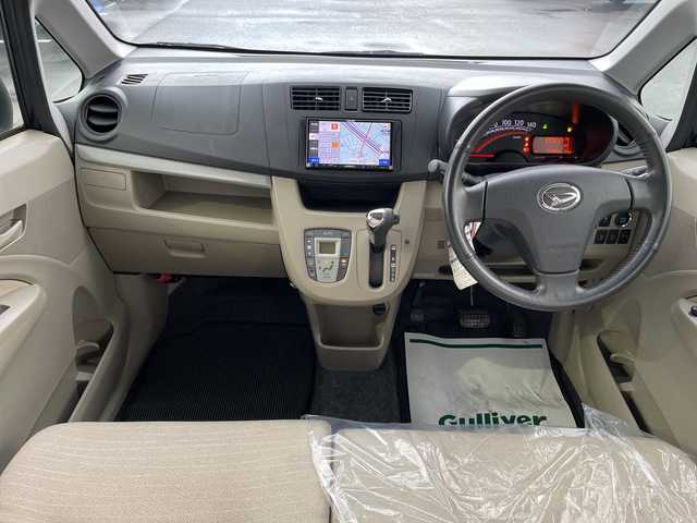 ダイハツ ムーヴ X SA 石川県 2014(平26)年 7.5万km アーバンナイトブルークリスタルメタリック 社外メモリーナビ　フルセグＴＶ　スマートキー　プッシュスタート　電動ミラー　ベンチシート　純正アルミホイール　オートエアコン　オートライト