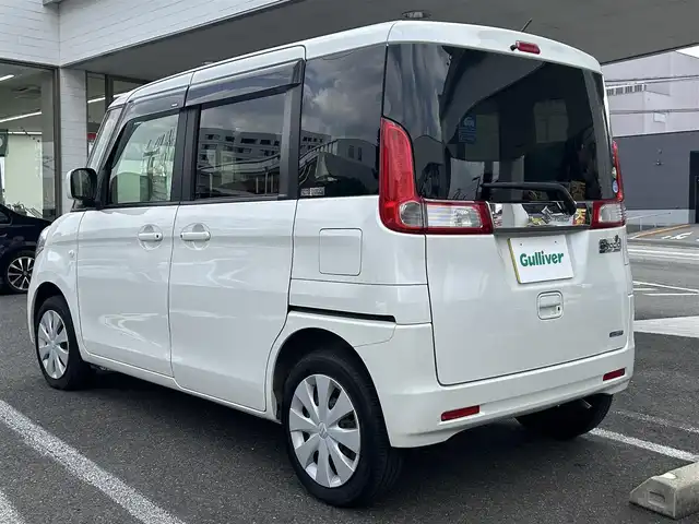 スズキ スペーシア X 長崎県 2017(平29)年 4.9万km ピュアホワイトP ワンオーナー/社外SDナビ(FM/AM/BT/ワンセグTV)/プッシュスタート/アイドリングストップ/ビルトインETC/片側パワースライドドア/D席シートヒーター/フロアマット/ドアバイザー/ABS/LDA/衝突軽減ブレーキ/ライトレベライザー/電動格納ミラー/スマートキー/スペアキー/取扱説明書/保証書