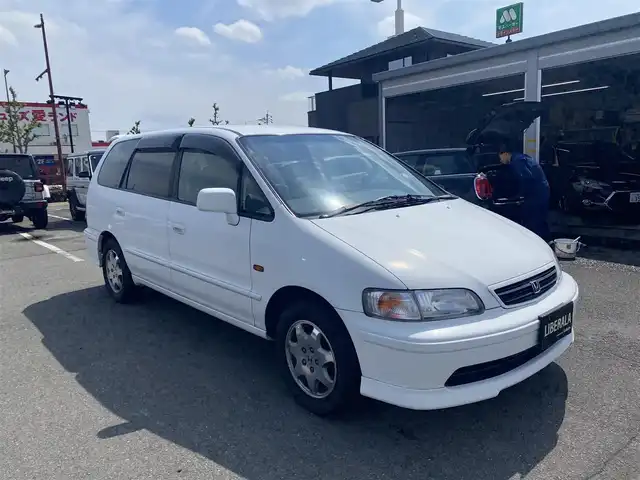 ホンダ オデッセイ エアロスピリット 福岡県 1998(平10)年 18.8万km 白 １オーナー/社外オーディオ/ETC/保証書/取説/スペアキー