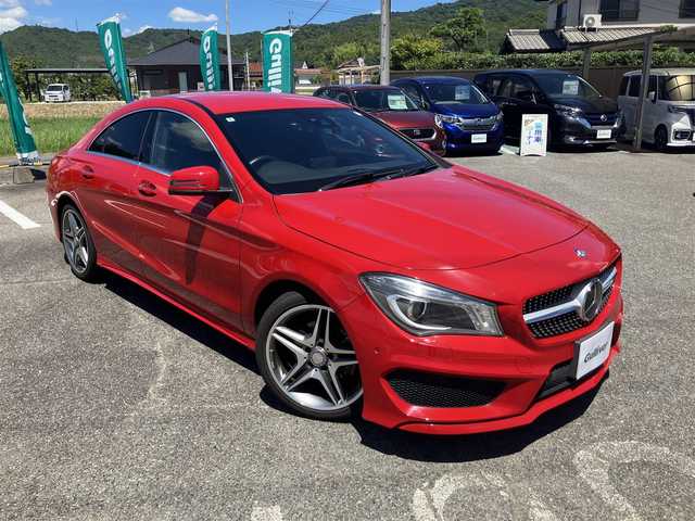 メルセデス・ベンツ ＣＬＡ１８０ AMGライン 広島県 2016(平28)年 4.3万km ジュピターレッド 純正HDDナビ・フルセグTV/バックカメラ/HIDオートライト/パドルシフト/パワーシート/シートヒーター/コーナーセンサー/スマートキー