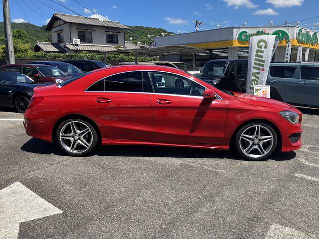 メルセデス・ベンツ ＣＬＡ１８０ AMGライン 広島県 2016(平28)年 4.3万km ジュピターレッド 純正HDDナビ・フルセグTV/バックカメラ/HIDオートライト/パドルシフト/パワーシート/シートヒーター/コーナーセンサー/スマートキー