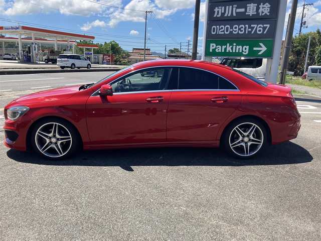 メルセデス・ベンツ ＣＬＡ１８０ AMGライン 広島県 2016(平28)年 4.3万km ジュピターレッド 純正HDDナビ・フルセグTV/バックカメラ/HIDオートライト/パドルシフト/パワーシート/シートヒーター/コーナーセンサー/スマートキー