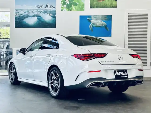 メルセデス・ベンツ ＣＬＡ２００ｄ AMGライン 大阪府 2019(令1)年 4.7万km デジタルホワイト レザーエクスクルーシブP/アドバンスドP/レーダーセーフティP/サンルーフ/HUD/ACC/赤黒革/メモリ付きパワーシート/シートヒーター/純正ナビ/ＴＶ/360度カメラ/純正18インチＡＷ/ＬＥＤヘッドライト/アンビエントライト/クリアランスソナー/ワイヤレス充電/ブラインドスポット