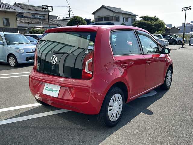 フォルクスワーゲン アップ！ ハイアップ！ 岐阜県 2012(平24)年 12.9万km 赤 純正オーディオ/リモコンキー/ETC/AUX/フルフラットシート/ハロゲンライト/ドアバイザー