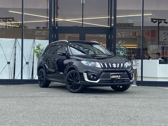 スズキ エスクード 1．4 ターボ 福岡県 2020(令2)年 4.3万km 黒 社外ナビ/フルセグ/バックカメラ/ETC/レーダークルーズ/ブラインドスポット/ハーフレザー/シートヒーター/パドルシフト/取説/保証書/スペアキー