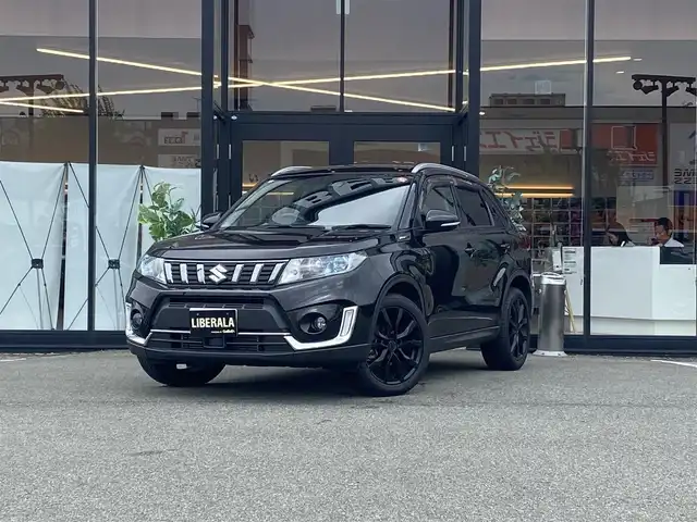 スズキ エスクード 1．4 ターボ 福岡県 2020(令2)年 4.3万km 黒 社外ナビ/フルセグ/バックカメラ/ETC/レーダークルーズ/ブラインドスポット/ハーフレザー/シートヒーター/パドルシフト/取説/保証書/スペアキー