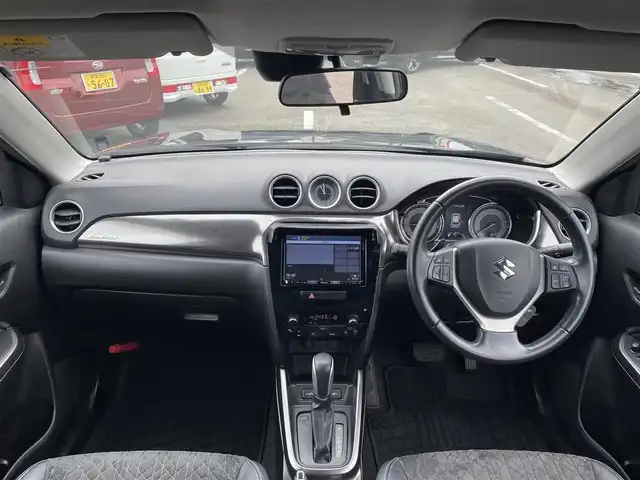 スズキ エスクード 1．4 ターボ 福岡県 2020(令2)年 4.3万km 黒 社外ナビ/フルセグ/バックカメラ/ETC/レーダークルーズ/ブラインドスポット/ハーフレザー/シートヒーター/パドルシフト/取説/保証書/スペアキー