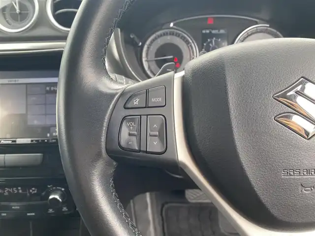 スズキ エスクード 1．4 ターボ 福岡県 2020(令2)年 4.3万km 黒 社外ナビ/フルセグ/バックカメラ/ETC/レーダークルーズ/ブラインドスポット/ハーフレザー/シートヒーター/パドルシフト/取説/保証書/スペアキー
