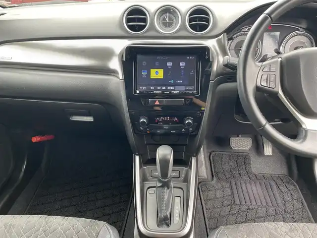 スズキ エスクード 1．4 ターボ 福岡県 2020(令2)年 4.3万km 黒 社外ナビ/フルセグ/バックカメラ/ETC/レーダークルーズ/ブラインドスポット/ハーフレザー/シートヒーター/パドルシフト/取説/保証書/スペアキー