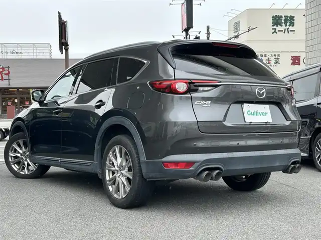 マツダ ＣＸ－８ XD Lパッケージ 奈良県 2018(平30)年 6.1万km マシーングレープレミアムM プレミアムサウンド　BOSE/メーカーナビ/シートヒーター（1.2列目席）/４WD/パドルシフト/ハンドルヒーター/ワンオーナー/オートライト（LED）/パワーシート（メモリー）/サンシェード（後席）/テレビキャンセラー（オンオフボタン付き）/フルセグテレビ/バックカメラ/アイドリングストップ/追従式クルーズコントロール/パワーバックドア/ビルドインETC/パワーバックドア