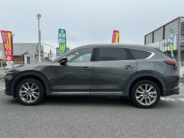 マツダ ＣＸ－８ XD Lパッケージ 奈良県 2018(平30)年 6.1万km マシーングレープレミアムM プレミアムサウンド　BOSE/メーカーナビ/シートヒーター（1.2列目席）/４WD/パドルシフト/ハンドルヒーター/ワンオーナー/オートライト（LED）/パワーシート（メモリー）/サンシェード（後席）/テレビキャンセラー（オンオフボタン付き）/フルセグテレビ/バックカメラ/アイドリングストップ/追従式クルーズコントロール/パワーバックドア/ビルドインETC/パワーバックドア