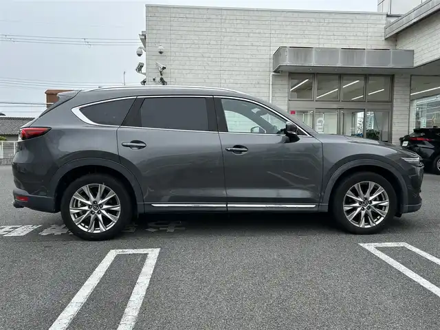 マツダ ＣＸ－８ XD Lパッケージ 奈良県 2018(平30)年 6.1万km マシーングレープレミアムM プレミアムサウンド　BOSE/メーカーナビ/シートヒーター（1.2列目席）/４WD/パドルシフト/ハンドルヒーター/ワンオーナー/オートライト（LED）/パワーシート（メモリー）/サンシェード（後席）/テレビキャンセラー（オンオフボタン付き）/フルセグテレビ/バックカメラ/アイドリングストップ/追従式クルーズコントロール/パワーバックドア/ビルドインETC/パワーバックドア