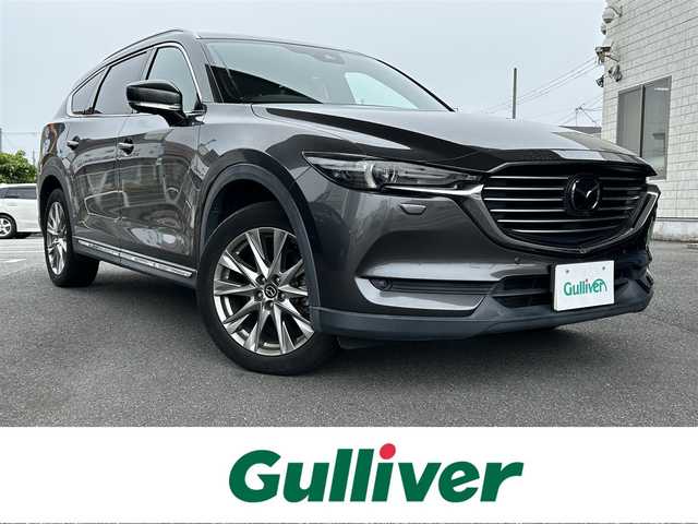 マツダ ＣＸ－８ XD Lパッケージ 奈良県 2018(平30)年 6.1万km マシーングレープレミアムM プレミアムサウンド　BOSE/メーカーナビ/シートヒーター（1.2列目席）/４WD/パドルシフト/ハンドルヒーター/ワンオーナー/オートライト（LED）/パワーシート（メモリー）/サンシェード（後席）/テレビキャンセラー（オンオフボタン付き）/フルセグテレビ/バックカメラ/アイドリングストップ/追従式クルーズコントロール/パワーバックドア/ビルドインETC/パワーバックドア