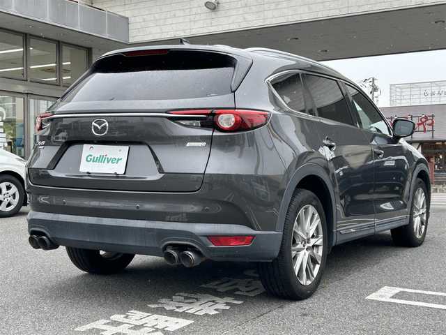 マツダ ＣＸ－８ XD Lパッケージ 奈良県 2018(平30)年 6.1万km マシーングレープレミアムM プレミアムサウンド　BOSE/メーカーナビ/シートヒーター（1.2列目席）/４WD/パドルシフト/ハンドルヒーター/ワンオーナー/オートライト（LED）/パワーシート（メモリー）/サンシェード（後席）/テレビキャンセラー（オンオフボタン付き）/フルセグテレビ/バックカメラ/アイドリングストップ/追従式クルーズコントロール/パワーバックドア/ビルドインETC/パワーバックドア