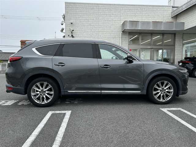 マツダ ＣＸ－８ XD Lパッケージ 奈良県 2018(平30)年 6.1万km マシーングレープレミアムM プレミアムサウンド　BOSE/メーカーナビ/シートヒーター（1.2列目席）/４WD/パドルシフト/ハンドルヒーター/ワンオーナー/オートライト（LED）/パワーシート（メモリー）/サンシェード（後席）/テレビキャンセラー（オンオフボタン付き）/フルセグテレビ/バックカメラ/アイドリングストップ/追従式クルーズコントロール/パワーバックドア/ビルドインETC/パワーバックドア