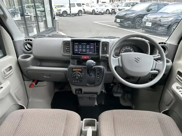 スズキ エブリイ JOINターボ 佐賀県 2024(令6)年 0.7万km モスグレーメタリック デュアルカメラブレーキサポート/リアパーキングセンサー/社外SDナビ/・バックカメラ/・フルセグTV/BT/CD/DVD/両側ワンアクションパワースライドドア/シートヒーター/ベットキット(ねじ止め)/リアサーキュレーター/リアカーテン/車内ラック/ETC/プッシュスタート/LEDヘッドライト/オートライト/フルオートエアコン/保証書