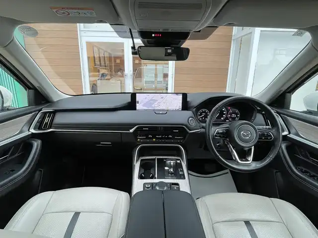 マツダ ＣＸ－６０ 25S Lパッケージ 宮崎県 2023(令5)年 3.9万km ロジウムホワイトプレミアムメタリック 純正SDナビ/BOSEプレミアムサウンド/フルセグTV/全方位カメラ/パドルシフト/追従クルーズコントロール/前席シートヒーター/前席パワーシート/D席メモリーシート/電動チルトステア/ステアリングヒーター/TCS/i-stop/コーナーセンサー/CTS/車間制御/標識連動車速/純正フロアマット/ドアバイザー/標識認識システム/BSM/車線逸脱警報/ディスタンススピードアラート/LKA/スマートブレーキサポート/前後誤発信抑制制御/ロードキープアシスト/側方危険回避アシスト/ドライバー異常時対応システム/前後ドライブレコーダー