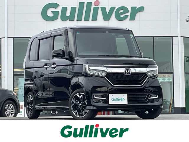 ホンダ Ｎ ＢＯＸ カスタム G L ターボ ホンダセンシング 佐賀県 2019(令1)年 5.1万km クリスタルブラックパール ホンダセンシング/衝突被害軽減ブレーキ/レーンキープアシスト/横滑り防止装置/レーダークルーズコントロール/純正9型ナビゲーション「VX0-195NBi」/AM/FM/Bluetooth/フルセグ/CD/DVD/Apple Car Play/バックカメラ/両側パワースライドドア/ナビ連動ドライブレコーダー/後席サンシェード/スマートキー/ハーフレザーシート/USB入力端子/純正15インチアルミホイール