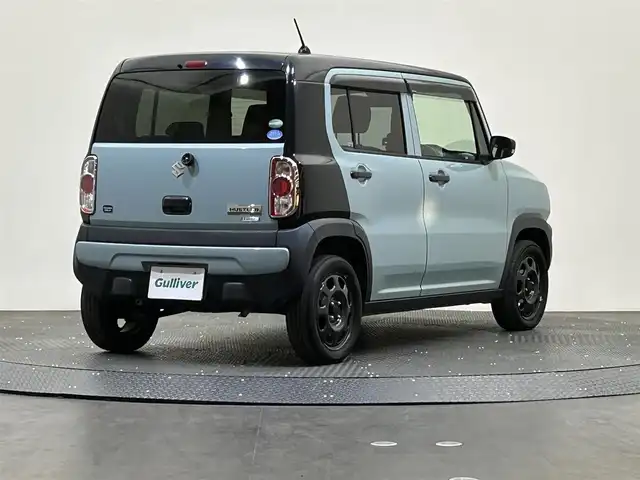 スズキ ハスラー タフワイルド 愛媛県 2019(平31)年 10.3万km オフブルーメタリック/ブラック 2トーン 社外SDナビ(CN-RE05WD)/(AM/FM/Bluetooth/フルセグ)/衝突被害軽減ブレーキ/レーンキープアシスト/横滑り防止装置/オートライト/ドアバイザー/フォグランプ/ドアバイザー