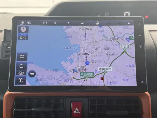 ダイハツ タント ファンクロスターボ 千葉県 2023(令5)年 0.7万km クロムグレーメタリック スマートアシスト３/・衝突軽減ブレーキ/レーンキープアシスト/・レーダークルーズコントロール/オートハイビーム/・クリアランスソナー/踏み間違い防止/・標識認識/先行車発進お知らせ/純正10インチナビ(NMZN-Z73DS)/・フルセグ/BT/DVD/CD/全方位カメラ/ステアリングスイッチ/ETC/両側パワースライドドア/シートヒーター(D/N席)/LEDヘッドライト/オートライト/フォグライト/ルーフレール/純正15インチAW/スマートキー/プッシュスタート/純正フロアマット