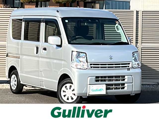 スズキ エブリイ PC 千葉県 2023(令5)年 1.5万km シルキーシルバーメタリック 4WD/社外ナビ/CD/DVD/Bluetooth/フルセグTV/バックカメラ/ETC/ドライブレコーダー/衝突被害軽減ブレーキ/オートハイビーム/リモコンキー/スペアキー(板)/純正フロアマット