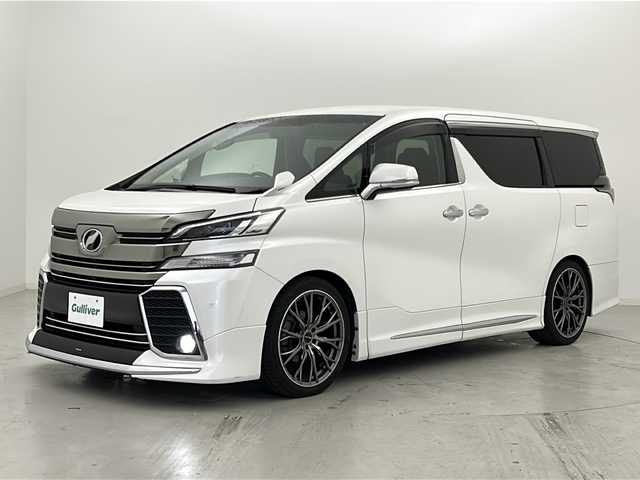 トヨタ ヴェルファイア Z Aエディション 福島県 2015(平27)年 6.8万km ホワイトパールクリスタルシャイン モデリスタエアロ（F/S)/純正10型ナビ（NSZT-ZA4T）/・フルセグTV/・BT.CD/DVD.SD/フリップダウンモニター（ALPINE）/クルーズコントロール/両側パワースライドドア/バックカメラ/ステアリングスイッチ/LEDヘッドライト/LEDフォグ/社外20インチAW/社外ミラー一体型ドラレコ/プッシュスタート/スマートキー
