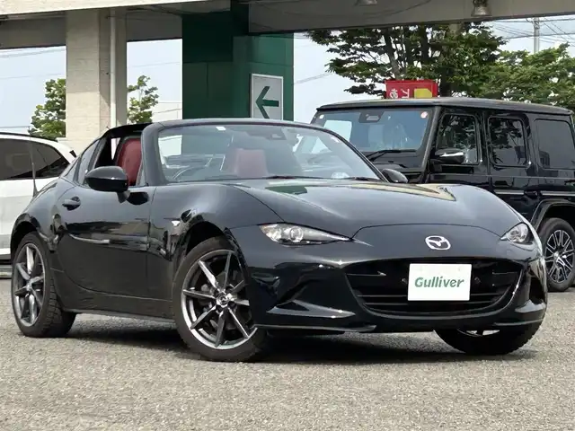 マツダ ロードスター ＲＦ VS バーガンディセレクション 宮城県 2020(令2)年 3.9万km ジェットブラックマイカ ワンオーナー/純正ナビ/TV(ワンセグ)/FM・AM/CD・DVD/Bluetooth/USB/シートヒーターD・N/パドルシフト/純正フロアマット/社外アルミホイール17インチ　社外1本A/Wのみ/ドラレコ(360°)/ETC/クルーズコントロール/i-stop/パーキングレーダー/横滑り防止