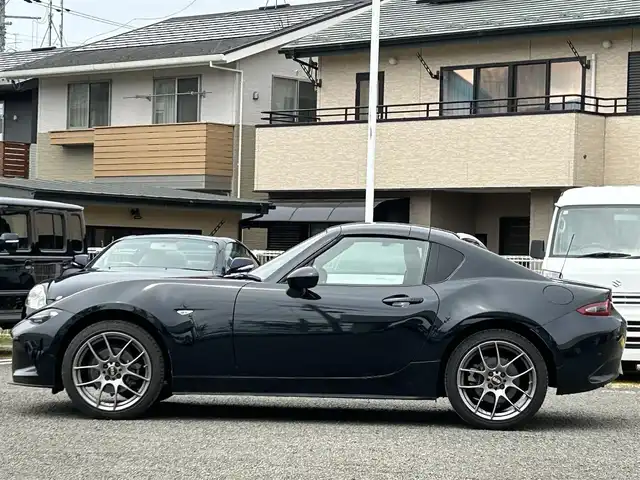 マツダ ロードスター ＲＦ VS バーガンディセレクション 宮城県 2020(令2)年 3.9万km ジェットブラックマイカ ワンオーナー/純正ナビ/TV(ワンセグ)/FM・AM/CD・DVD/Bluetooth/USB/シートヒーターD・N/パドルシフト/純正フロアマット/社外アルミホイール17インチ　社外1本タイヤパンク/ドラレコ(360°)/ETC/クルーズコントロール/i-stop/パーキングレーダー/横滑り防止