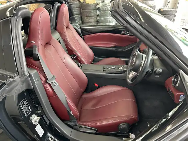 マツダ ロードスター ＲＦ VS バーガンディセレクション 宮城県 2020(令2)年 3.9万km ジェットブラックマイカ ワンオーナー/純正ナビ/TV(ワンセグ)/FM・AM/CD・DVD/Bluetooth/USB/シートヒーターD・N/パドルシフト/純正フロアマット/社外アルミホイール17インチ　社外1本タイヤパンク/ドラレコ(360°)/ETC/クルーズコントロール/i-stop/パーキングレーダー/横滑り防止