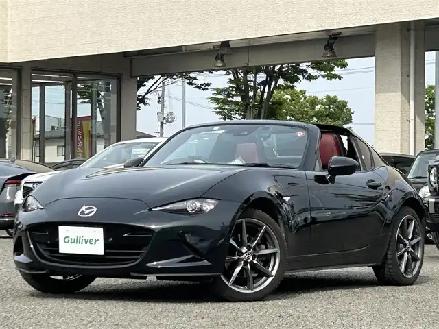 マツダ ロードスター ＲＦ VS バーガンディセレクション 宮城県 2020(令2)年 3.9万km ジェットブラックマイカ ワンオーナー/純正ナビ/TV(ワンセグ)/FM・AM/CD・DVD/Bluetooth/USB/シートヒーターD・N/パドルシフト/純正フロアマット/社外アルミホイール17インチ　社外1本A/Wのみ/ドラレコ(360°)/ETC/クルーズコントロール/i-stop/パーキングレーダー/横滑り防止