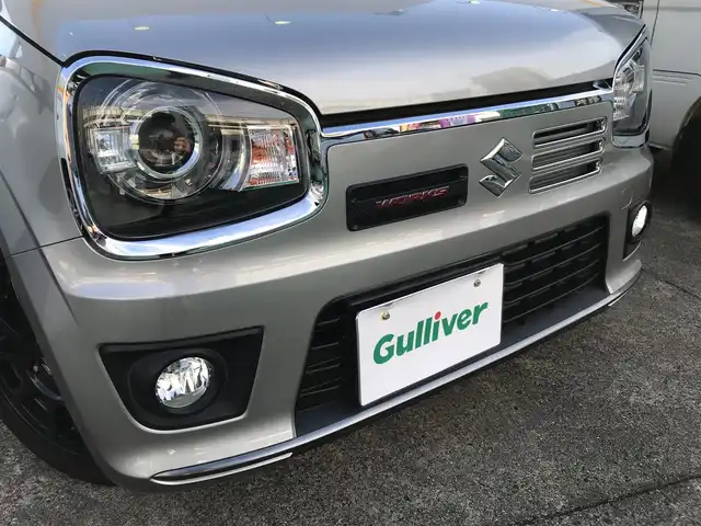スズキ アルト ワークス 和歌山県 2021(令3)年 1.1万km スチールシルバーM 登録時走行距離10796KM/ワンオーナー/純正オプションナビ（CN-RZ765W)/ CD/DVD/USB/Bluetooth/TV/バックカメラ/セーフティサポート/・デュアルカメラブレーキサポート/・誤発進抑制機能/・後方誤発進抑制機能/・ふらつき警報機能/・ハイビームアシスト/アイドリングストップ/純正フロアマット/ドアバイザー/スペアキー/新車時保証書/取扱説明書