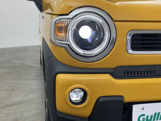 スズキ ハスラー HYBRID X 群馬県 2022(令4)年 2.6万km アクティブイエロー/ホワイト2トーンルーフ ナビ　バックカメラ　シートヒーター　ＥＴＣ　革巻きステアリング　ステアリングスイッチ　ＬＥＤライト　オートマチックハイビーム　衝突被害軽減ブレーキ　レーンアシスト　スマートキー　プッシュスタート　禁煙