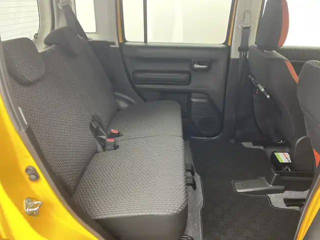 スズキ ハスラー HYBRID X 群馬県 2022(令4)年 2.6万km アクティブイエロー/ホワイト2トーンルーフ ナビ　バックカメラ　シートヒーター　ＥＴＣ　革巻きステアリング　ステアリングスイッチ　ＬＥＤライト　オートマチックハイビーム　衝突被害軽減ブレーキ　レーンアシスト　スマートキー　プッシュスタート　禁煙