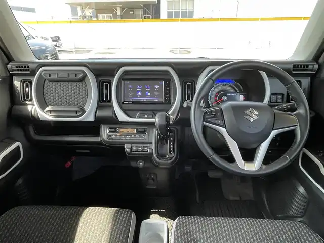 スズキ ハスラー HYBRID X 宮城県 2020(令2)年 3.3万km ピュアホワイトP ワンオーナー/SDナビ/AM/FM/CD/DVD/Bluetooth/フルセグTV/フロント/サイド/バックカメラ/全方位カメラ/ドライブレコーダー/衝突被害軽減ブレーキ/レーンキープアシスト/横滑り防止装置/アイドリングストップ/シートヒーター/オートライト/オートハイビーム/HIDヘッドライト/フォグランプ/スマートキー/プッシュスタート/電動格納ミラー/純正15インチAW/純正フロアマット/純正ドアバイザー/スノーモード/保証書/取扱説明書