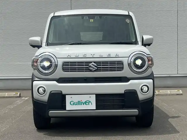 スズキ ハスラー HYBRID X 秋田県 2020(令2)年 3.3万km ピュアホワイトP ４WD/LEDヘッドライト/衝突軽減システム/純正アルミ/スマートキー/アイドリングストップ/プッシュスタート/レーンキープアシスト/コーナーセンサー/ダウンヒルアシストコントロール/ステアリングスイッチ/ETC/純正フロアマット/純正ドアバイザー/オートライト/オートエアコン/パワーステアリング/パワーウィンドウ/横滑り防止/盗難防止装置/電動格納ウィンカーミラー/保証書/取扱説明書/記録簿