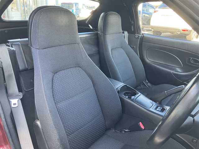 マツダ ロードスター RS 山口県 2003(平15)年 15.7万km ガーネットレッドマイカ 社外車高調/純正フロアマット/純正ナルディステア/パワードアロック/トランクオープナー付/キーレスエントリーシステム/電動ドアミラー/スペアキー（1本）