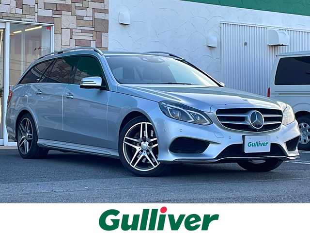 メルセデス・ベンツ Ｅ３５０ ブルーテックワゴンアバンギャルド 徳島県 2014(平26)年 13.3万km イリジウムシルバー 純正ナビ/（Bluetooth/フルセグ/CD/DVD/AM/FM/USB）/アラウンドビューモニター/黒革シート/追従式クルーズコントロール/パワーシート/メモリー機能/シートヒーター/BSM/LKA/クリアランスソナー/アランションアシスト/LEDヘッドライト/オートライト/ETC/前後ドライブレコーダー/スタッドレスタイヤ積込/プッシュスタート/スマートキー