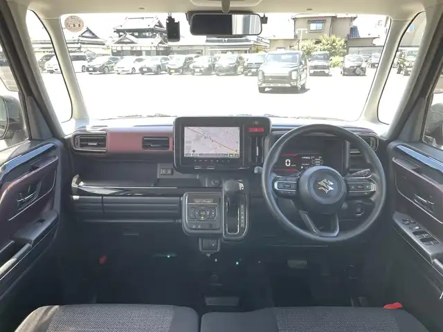 スズキ スペーシア カスタム HYBRID GS 熊本県 2024(令6)年 1.3万km クールカーキPM 純正ナビ/・AM/FA/BT/・AppleCarPlay/・AndroidAuto/・フルセグTV/・全方位カメラ/スズキ セーフティサポート/・デュアルセンサーブレーキサポートII/・車線逸脱制御機能/・標識認識機能/・全車速追従機能付きクルーズコントロール/・アダプティブクルーズコントロール/・サイドエアバック/・カーテンエアバック/電動パーキングブレーキ/・ブレーキホールド/革巻きステアリング/・ステアリングスイッチ/布シート/・D席シートヒーター/ビルトインETC/前後ドライブレコーダー/純正フロアマット/プッシュスタート/スマートキー/アイドリングストップ/片側パワースライドドア/オートマチックハイビーム