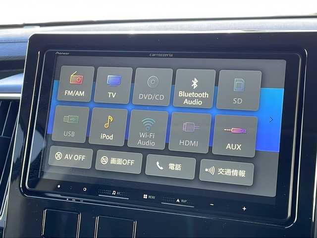 三菱 デリカＤ：５ P 山口県 2023(令5)年 2.2万km グラファイトグレーメタリック/ブラックマイカ パートタイム4WD/社外9V型ナビ【AVIC-RQ822-D】/・フルセグテレビ/・Bluetooth/・CD/DVD/AM/FM/・SD/USB/iPod/Wi-Fi Audio/・HDMI/AUX/ETC/両側パワースライドドア/アラウンドビューモニター/パワーバックドア/ステアリングヒーター/D/N席シートヒーター/パドルシフト/電動パーキングブレーキ/e-Assist/・車線逸脱警報システム/・レーダークルーズコントロールシステム/・オートマチックハイビーム/・誤発進抑制機能（前進時）/・後側方車両検知警報システム（レーンチェンジアシスト機能付）/・後退時交差車両検知警報システム/安全装備/・ヒルスタートアシスト/・エマージェンシーストップシグナルシステム［ESS］/・アクティブスタビリティコントロール/・ABS（EBD付）/純正18インチAW