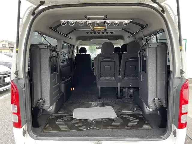 トヨタ ハイエース GL ロング 東京都 2012(平24)年 11.3万km ホワイトパールクリスタルシャイン 社外ナビ(AVIC-MRZ09)/CD/DVD/TV/BT/スタッドレスタイヤ積込/リモコンキー/スペアキー/１００V電源/バックカメラ/ETC/純正フロアマット/片側パワースライドドア/社外16アルミホイール（MKWホイール）/純正HIDヘッドライト/フォグランプ