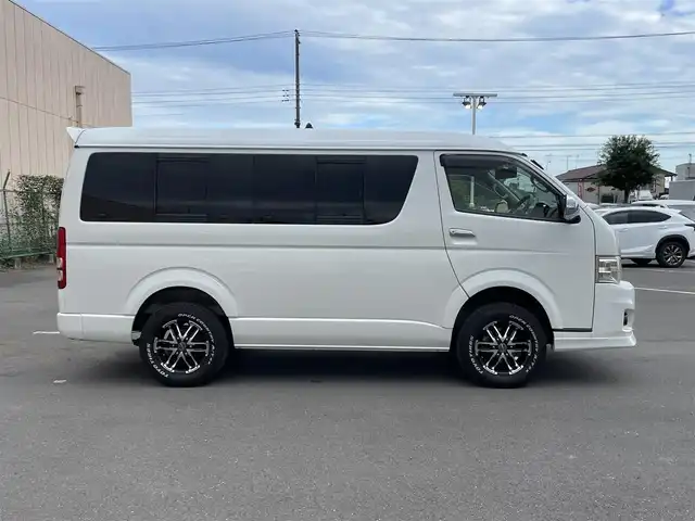 トヨタ ハイエース GL ロング 東京都 2012(平24)年 11.3万km ホワイトパールクリスタルシャイン 社外ナビ(AVIC-MRZ09)/CD/DVD/TV/BT/スタッドレスタイヤ積込/リモコンキー/スペアキー/１００V電源/バックカメラ/ETC/純正フロアマット/片側パワースライドドア/社外16アルミホイール（MKWホイール）/純正HIDヘッドライト/フォグランプ
