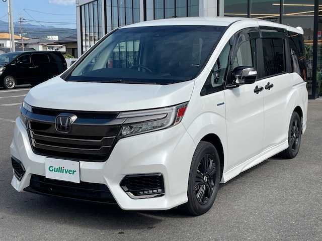 ホンダ ステップワゴン スパーダ ハイブリッドG EX HセンシングBスタイ 長崎県 2019(令1)年 5.2万km プラチナホワイトパール 純正9インチメモリナビ/CD/DVD/BT/USB/HDMI/フルセグTV/バックカメラ/ホンダセンシング/レーダークルーズコントロール/レーンキープアシスト/両側パワースライドドア/ハーフレザーシート/前席シートヒーター/シーケンシャルウィンカー/ビルトインETC